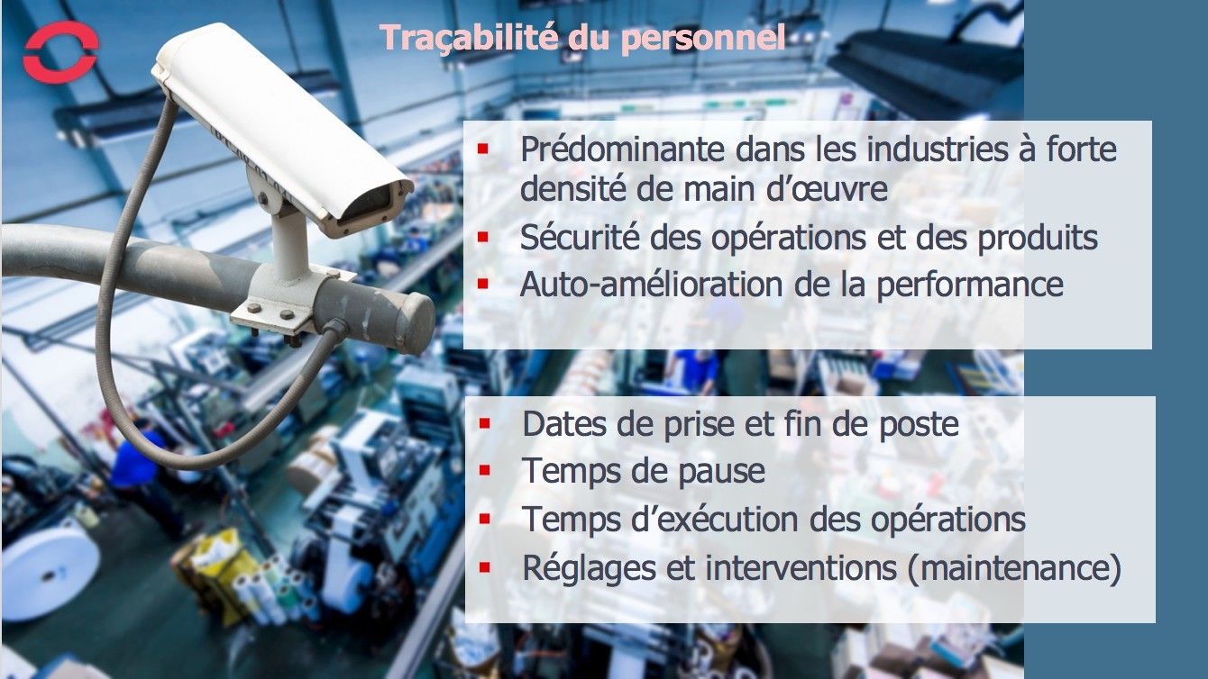 Traçabilité du personnel