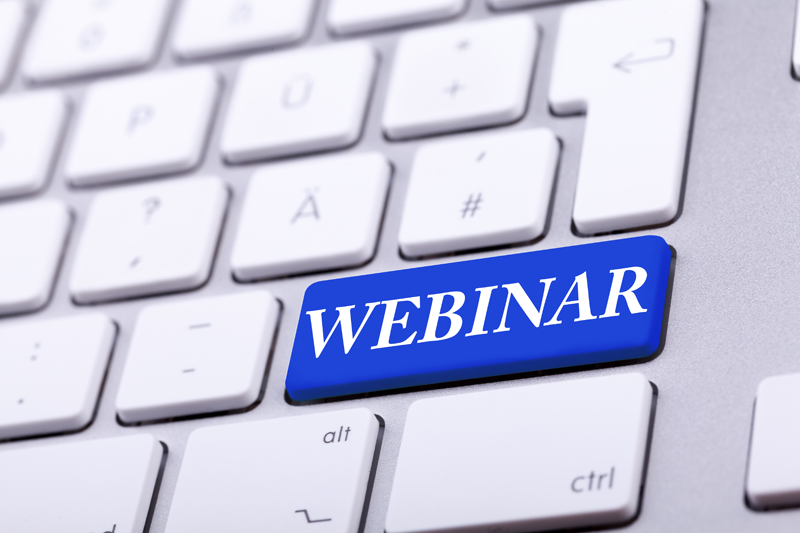 Nouvelle rubrique sur notre site consacrée aux webinars